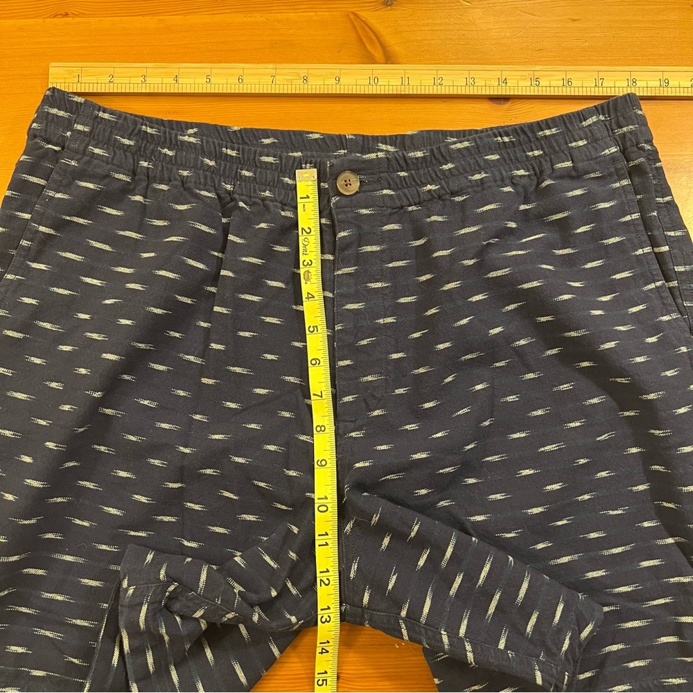 BONOBOS Drawstring Club Shorts Men’s Navy and White Ikat Print Large. - Picture 9 of 9